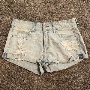 Women’s Abercrombie & Fitch Distressed Denim Shorts
